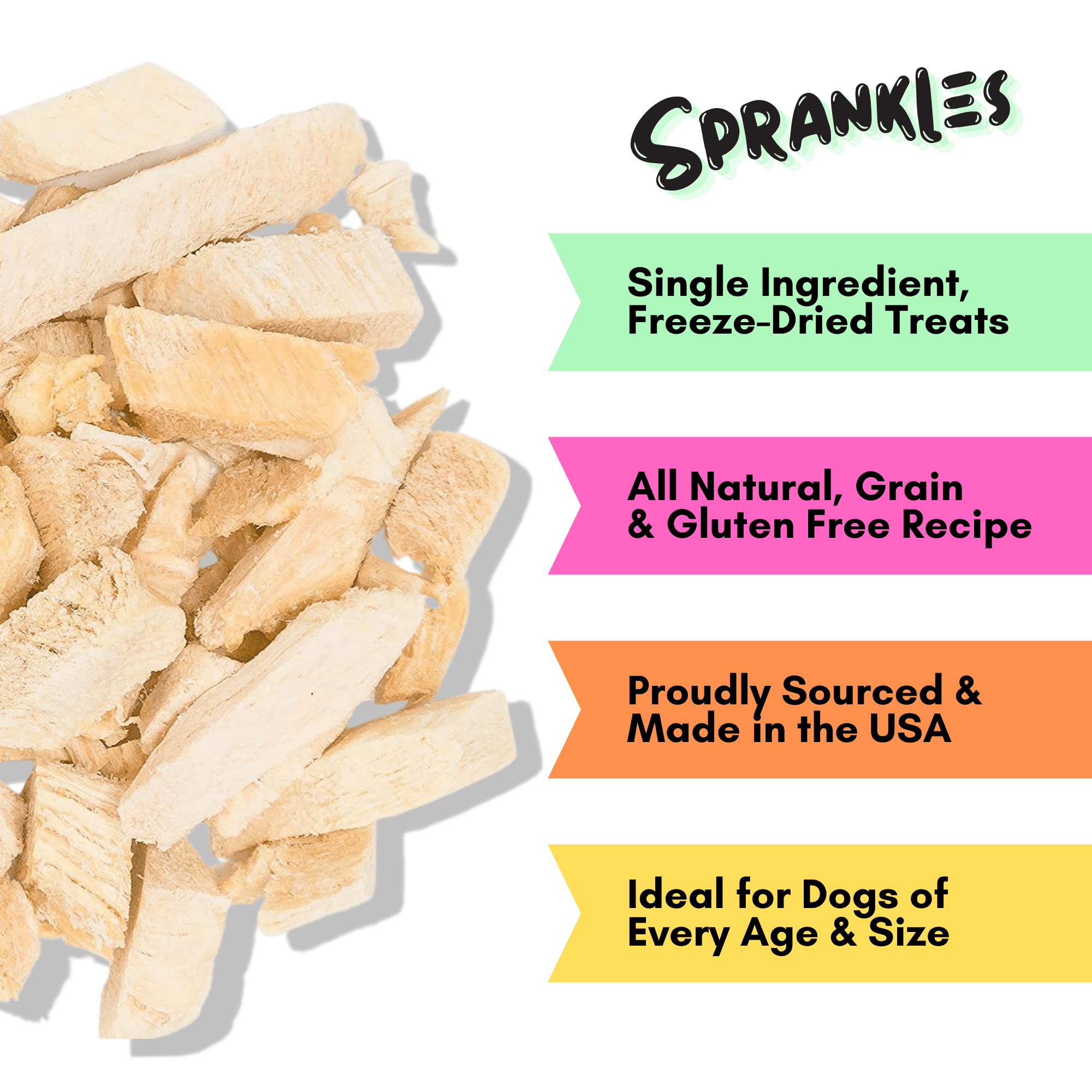 Sprankles for Pets Freeze Dried Chicken Breast Treats