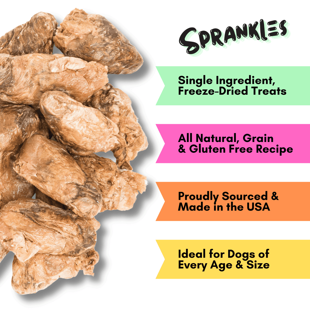 Freeze Dried Duck Heart Treats - Sprankles for Pets