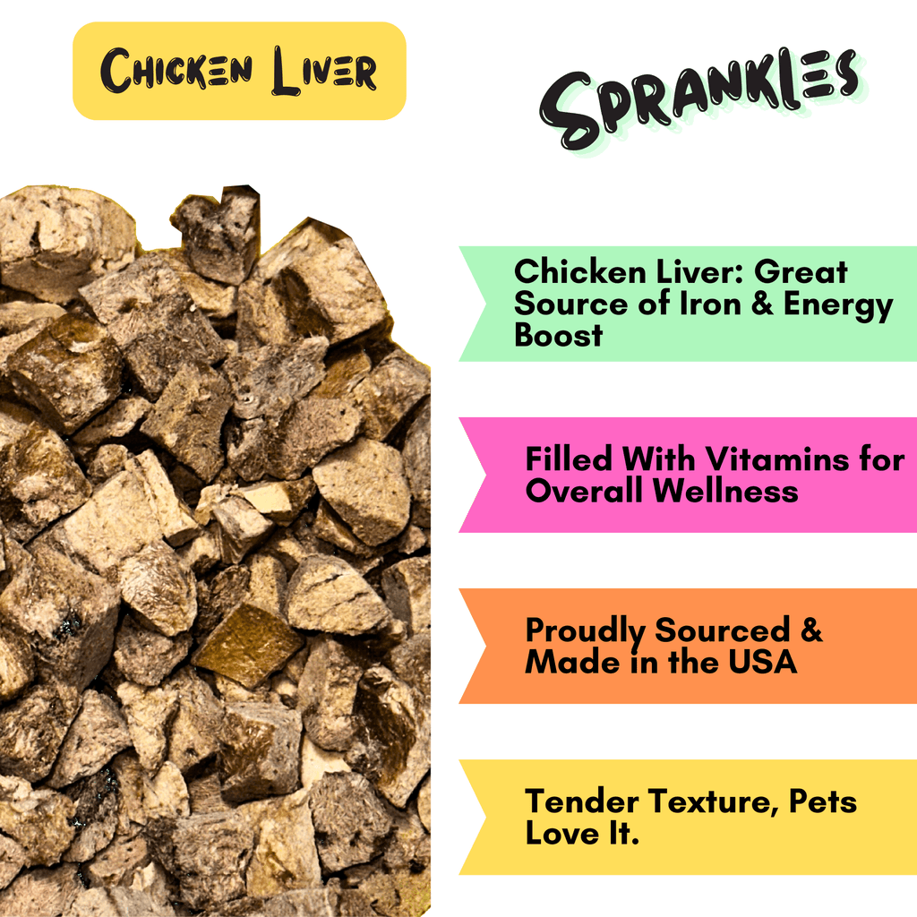 Wholesale Freeze Dried Chicken Liver Treats - Sprankles for Pets
